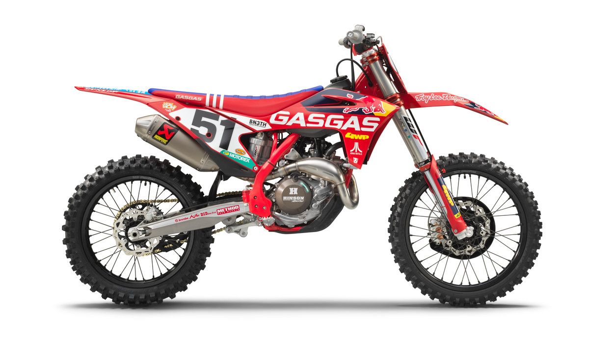 Motocykl GASGAS MC 450F TROY LEE DESIGNS 2022